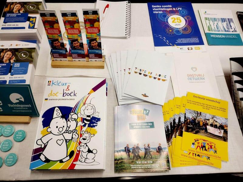Infostand - Vluchtelingenwerk Vlaanderen