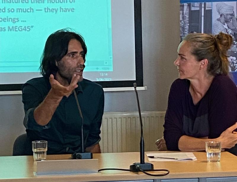 Iraans-Koerdische schrijver en mensenrechtenactivist Behrouz Boochani 