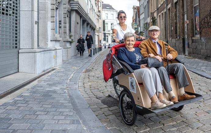 Fietstaxidienst TriVelo - Vluchtelingenwerk Vlaanderen