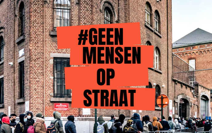 #GeenMensenOpStraat petitie