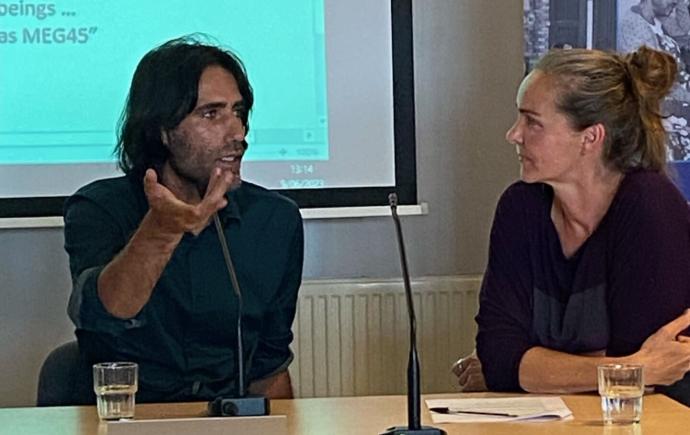 Iraans-Koerdische schrijver en mensenrechtenactivist Behrouz Boochani 